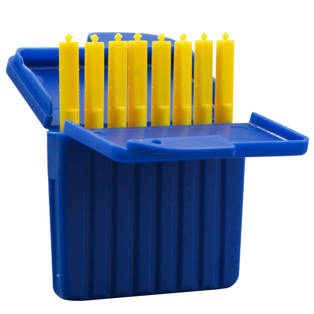 Starkey Hear Clear wax guards – blue box with yellow pole