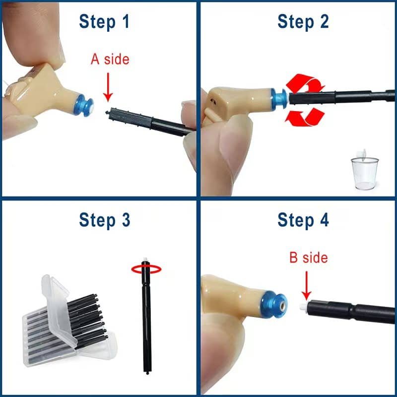 Phonak CeruStop How to use Phonak wax guard step-by-step